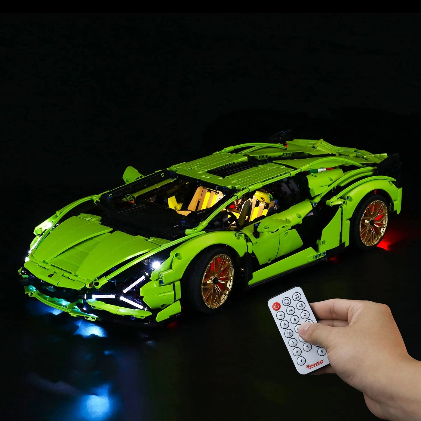 BRIKSMAX Led Lighting Kit for Technic Lamborghini Sián FKP 37