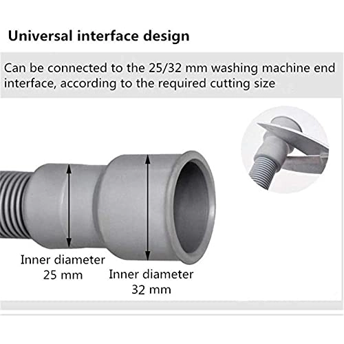 Washing Machine Drain Hose - 1.5m 20-32mm