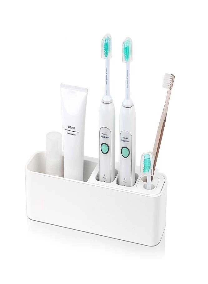 Wall-Mounted Electric Toothbrush Holder - 2pcs Auto Lock & Gravity Release