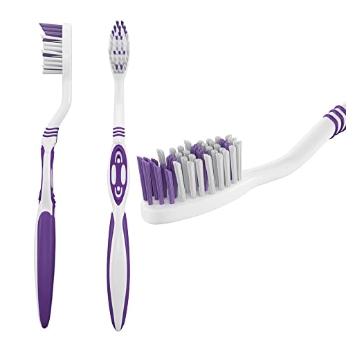 Anti-Plaque Action Toothbrush - Medium 4-Piece Pack