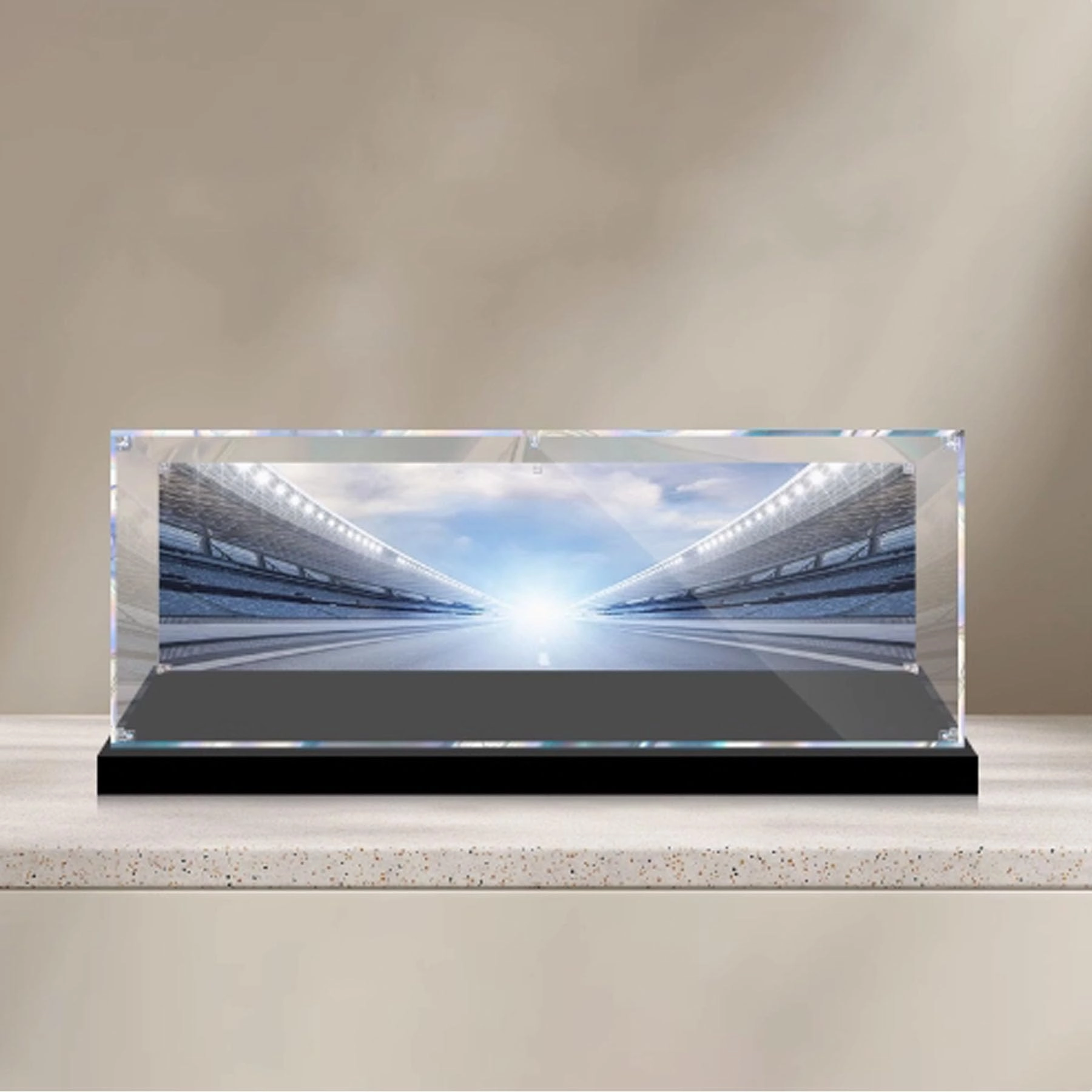 FEIRUBO Lego Acrylic Display Box - Compatible with 10321 35 x 20 x 15 cm