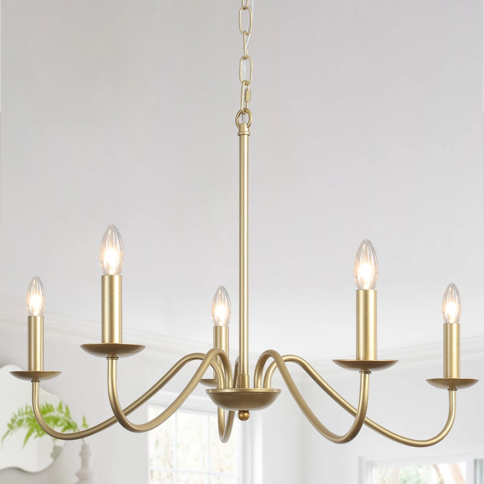 ASHUAQI Chandelier Ceiling Light - Dimmable