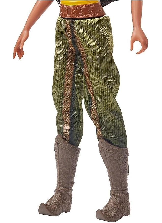 Raya Fashion Doll - 5 points of articulation long, brown hair Ages 3+