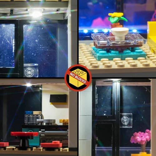 LED Light Set - Compatible with Lego 31153 Modern House