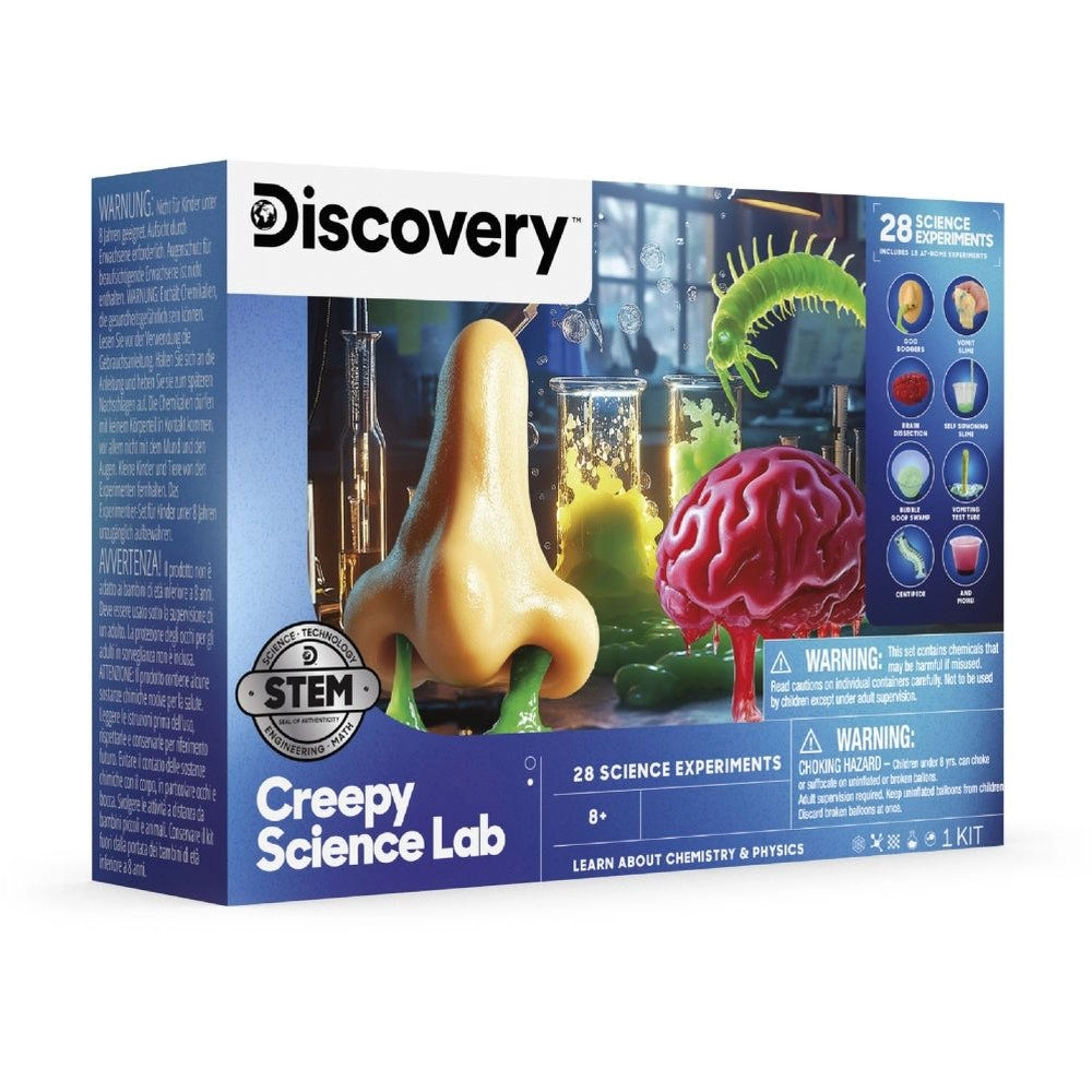 Discovery Paper Creepy Science Lab Chemistry, Biology - 8 years+