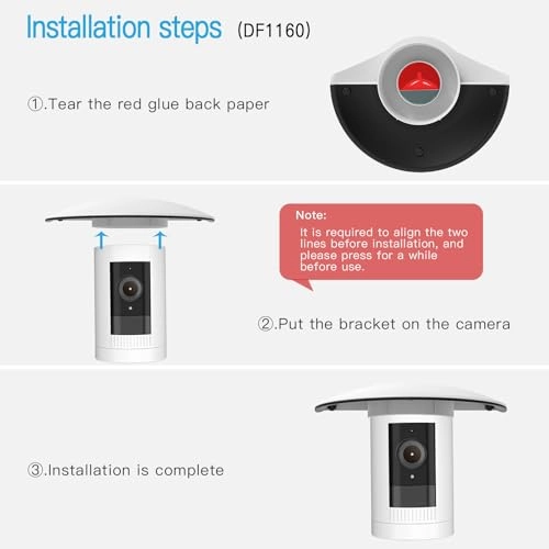 Camera Sun Protection Mount - Stick Up White