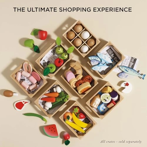 Honeybee Market Farm Eggs Crate - Half Dozen (TV190)