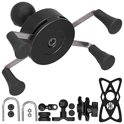 Mobile Phone Holder - X-shaped handlebar bracket Ball and socket technology