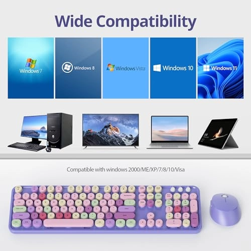 Wireless Keyboard & Mouse Set - US Wireless