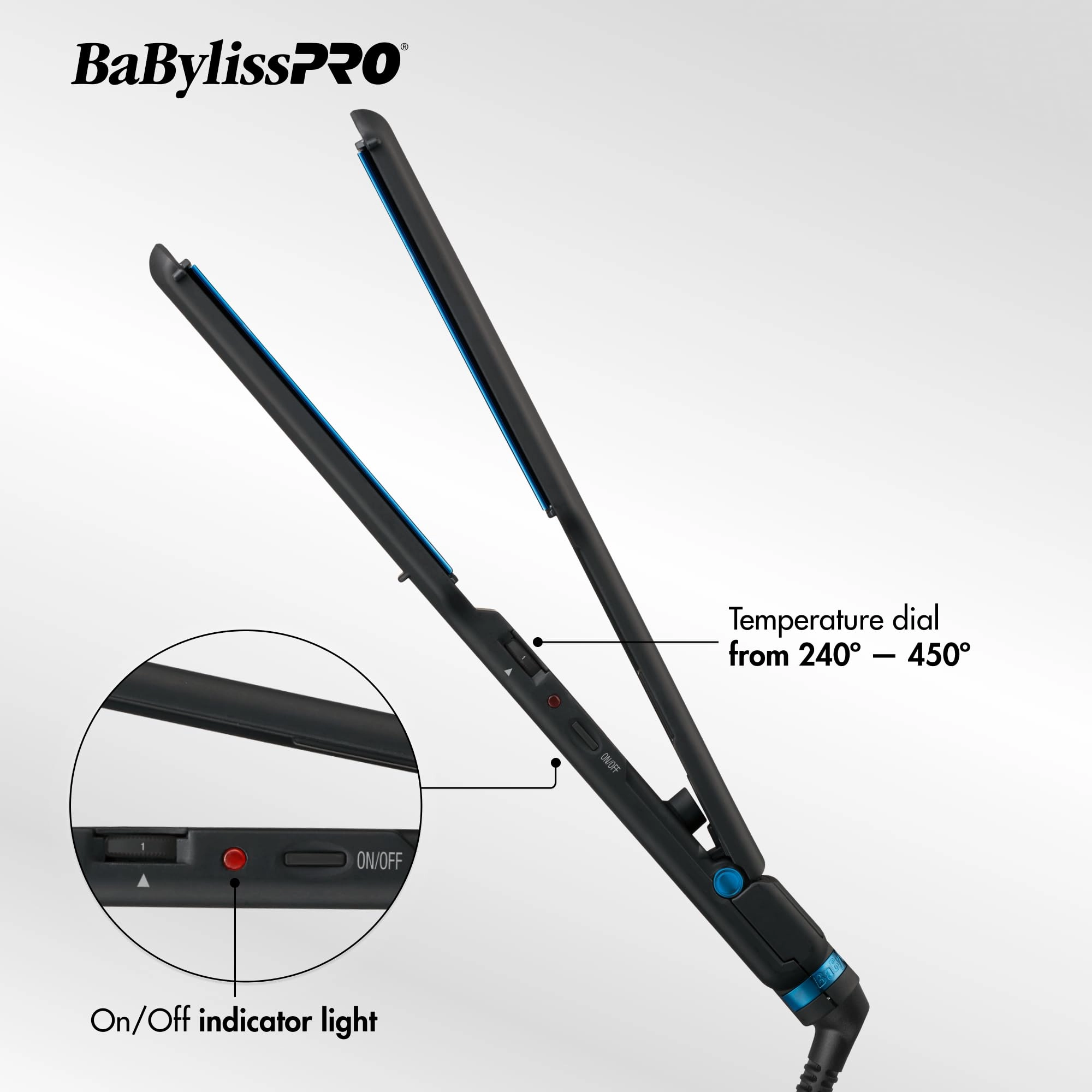 Nano Titanium Ultra-Thin Flat Iron - 1 inch
