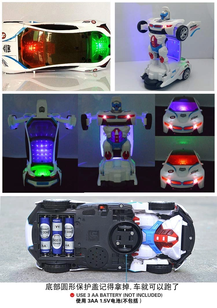 Deform Robot - Sports Car Convertible Lights