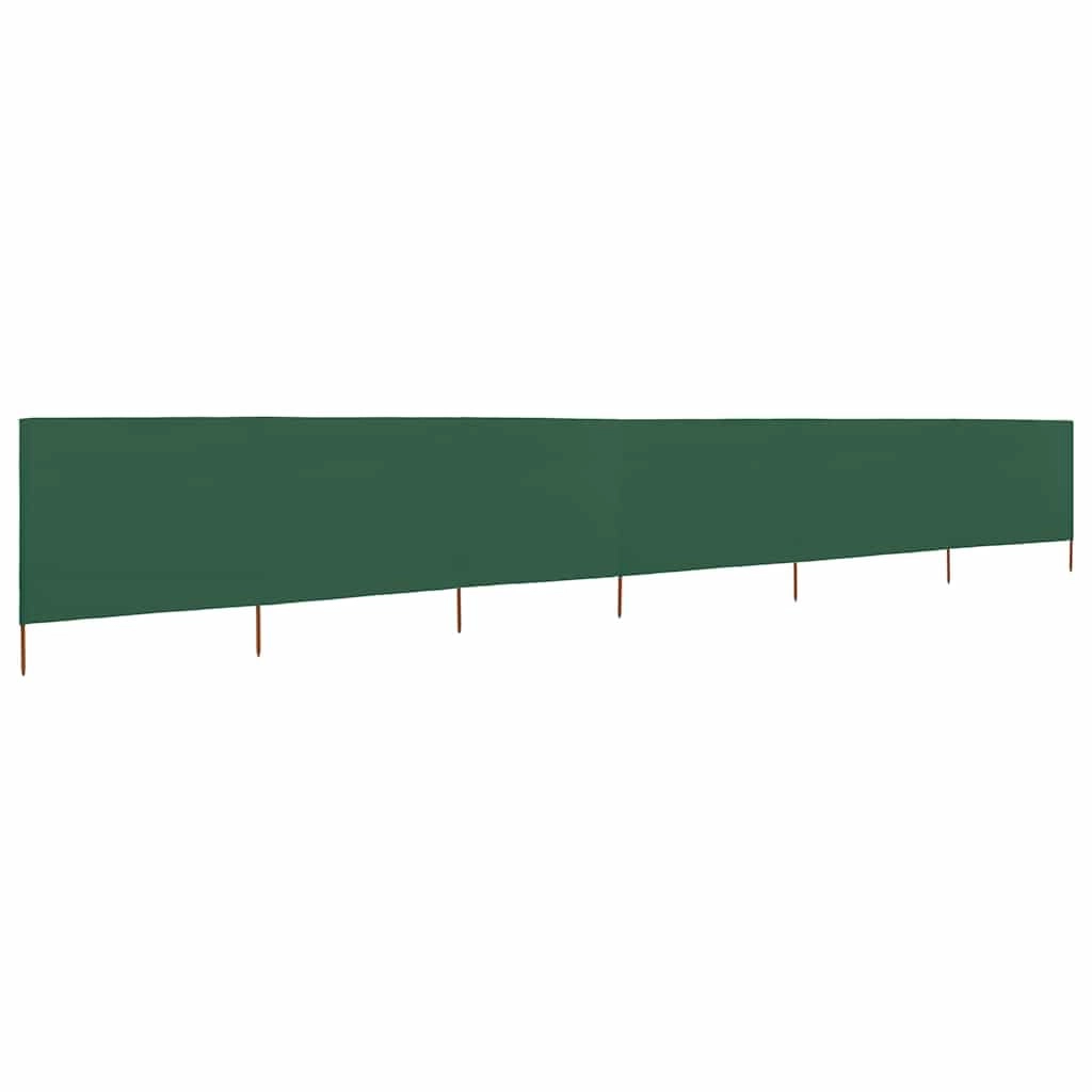mokuyary 6-panel Wind Screen - 800 x 80 cm Green