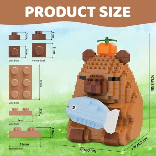 Capybara Building Block Set - Capybara 640 pcs
