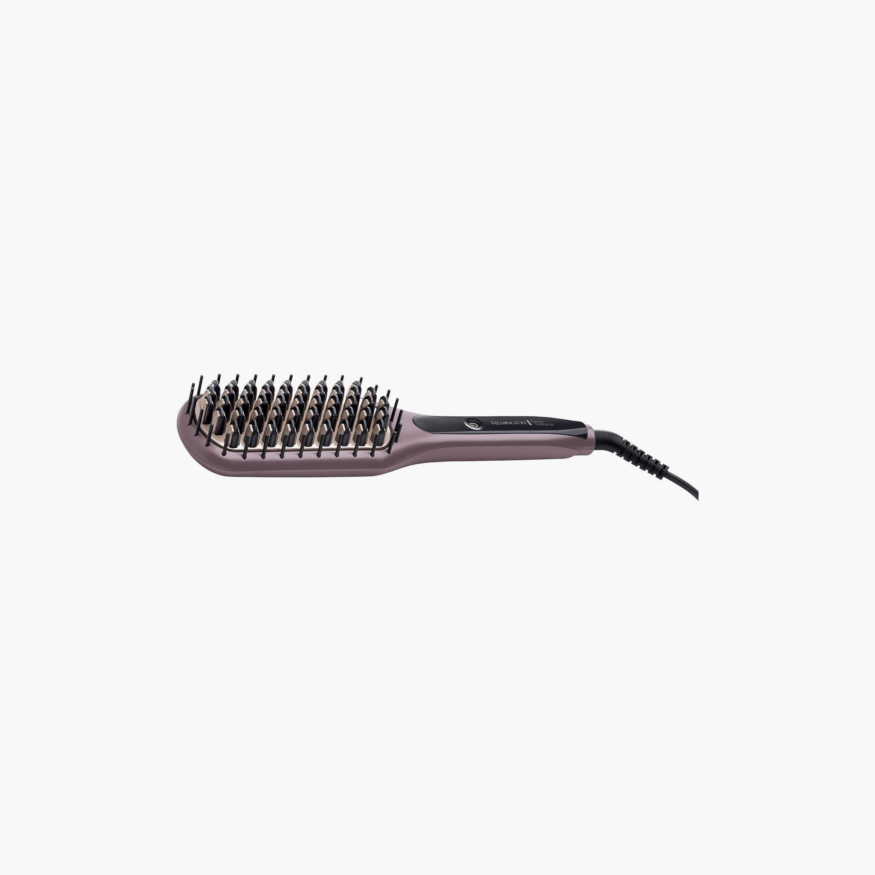 Remington Keratin Radiance Sleek And Smooth Heated Brush - Ceramic Brown