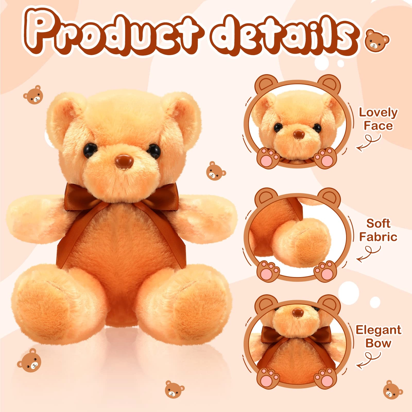 Teddy Bears - 10 Pcs 12 Inch