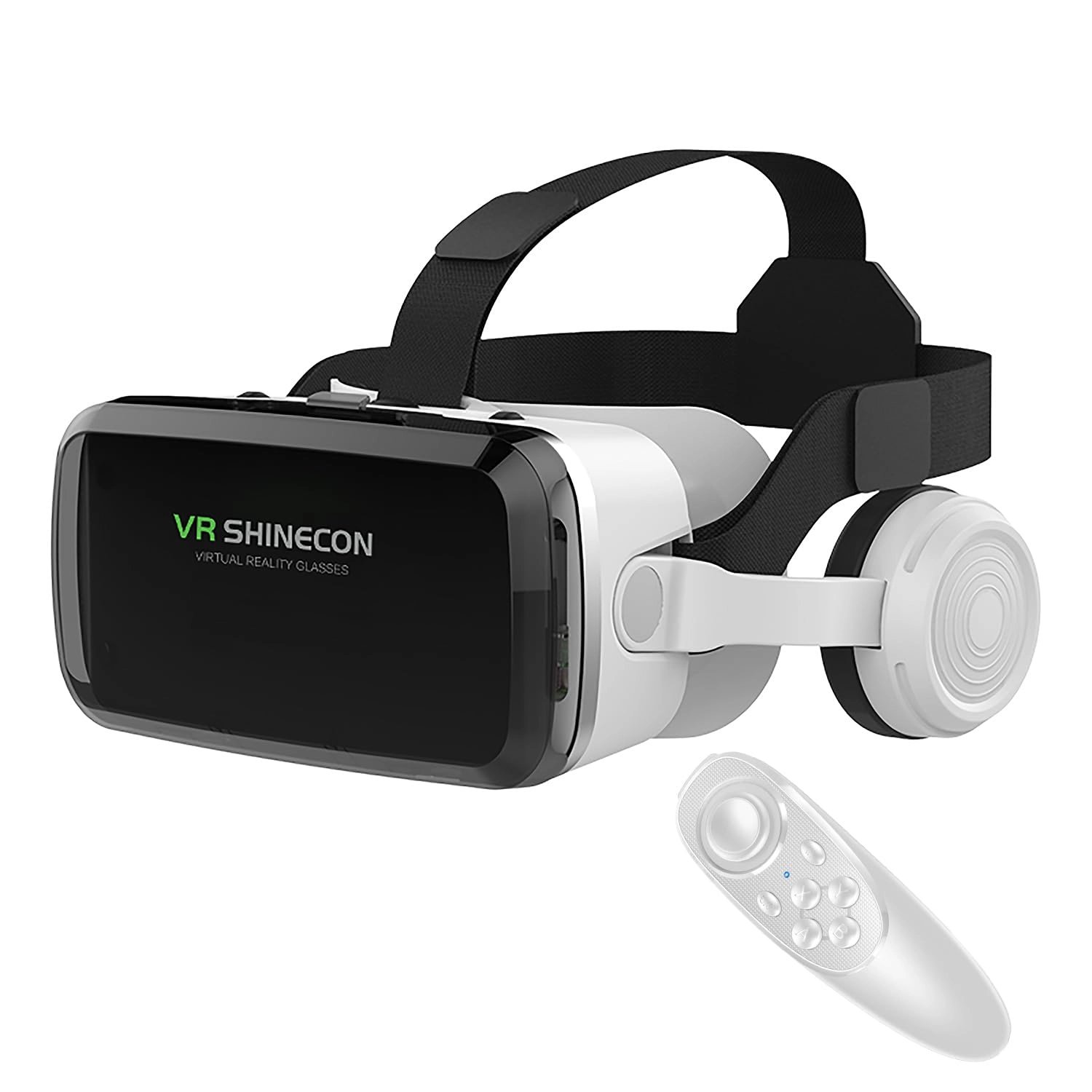LONGLU VR Headset - 4.7-6.7" Screen Bluetooth 3D