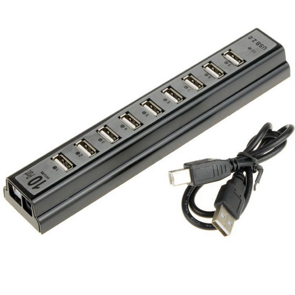 10 Port USB 2.0 External HUB