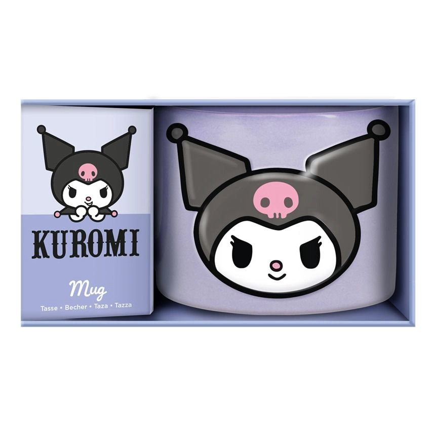 Hello Kitty Kuromi Embossed Mug
