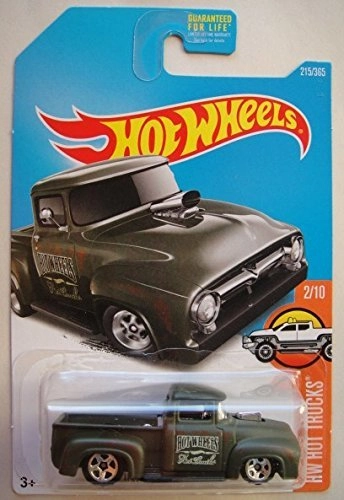Hot Wheels Custom '56 Ford Truck - 215/365 Dark Green