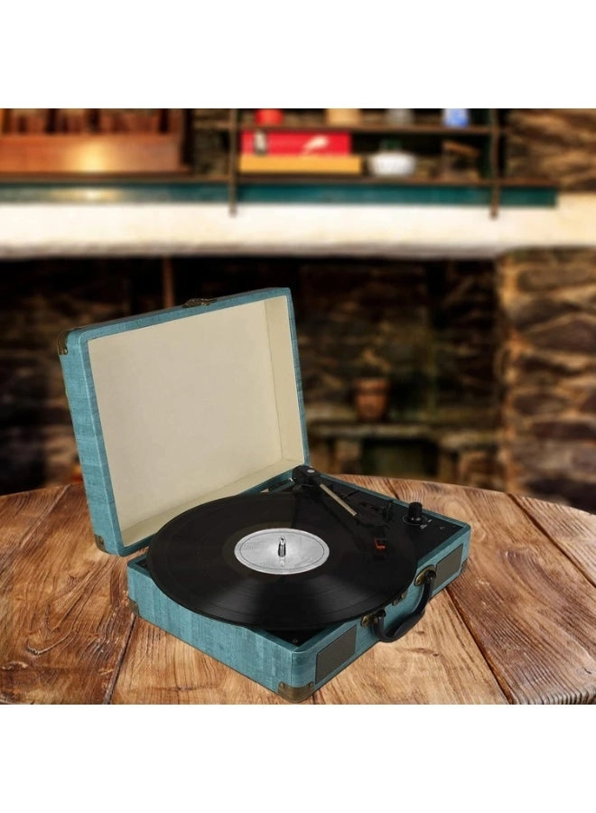 Record Player Turntable - Bluetooth 2 Stereo Speakers 3 Speed