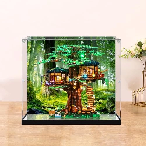 Acrylic Display Case - Compatible with Le-go 21318 45 x 45 x 42 cm