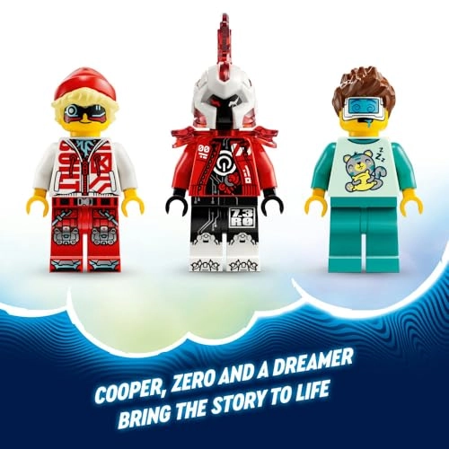 DREAMZzz Cooper’s Tiger Mech & Zero’s Hot Rod Car