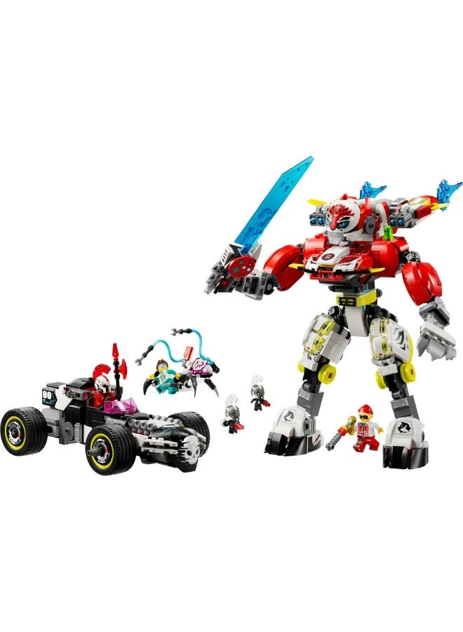 DREAMZzz Cooper’s Tiger Mech & Zero’s Hot Rod Car