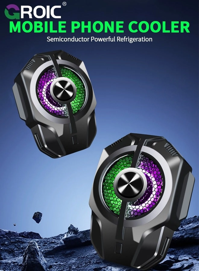 Mobile Phone Radiator Cooling Fan - Gaming Grip