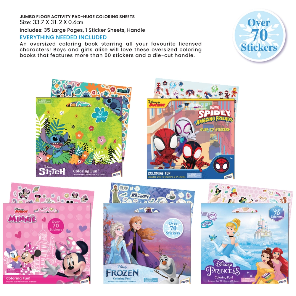 Minnie Coloring Fun Sticker Book 70 pcs