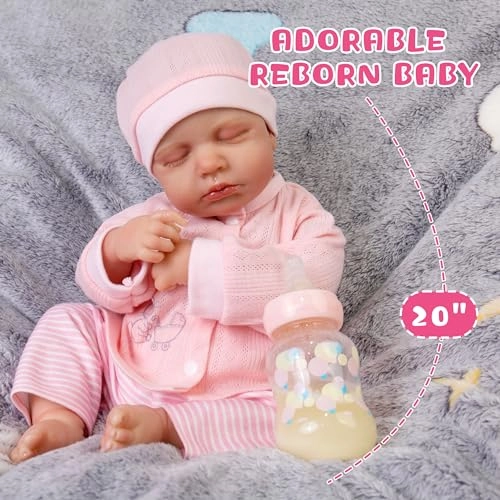 Reborn Baby Doll - 20-Inch Cloth Body Ages 3+
