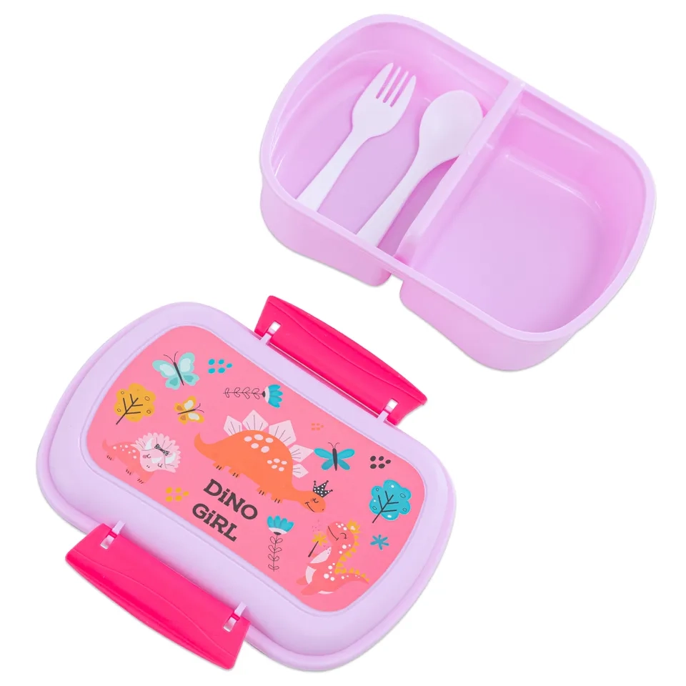 Lunch Bag - Dinosaurs + Lunch Box - 750 ml + Water Bottle - 450ml