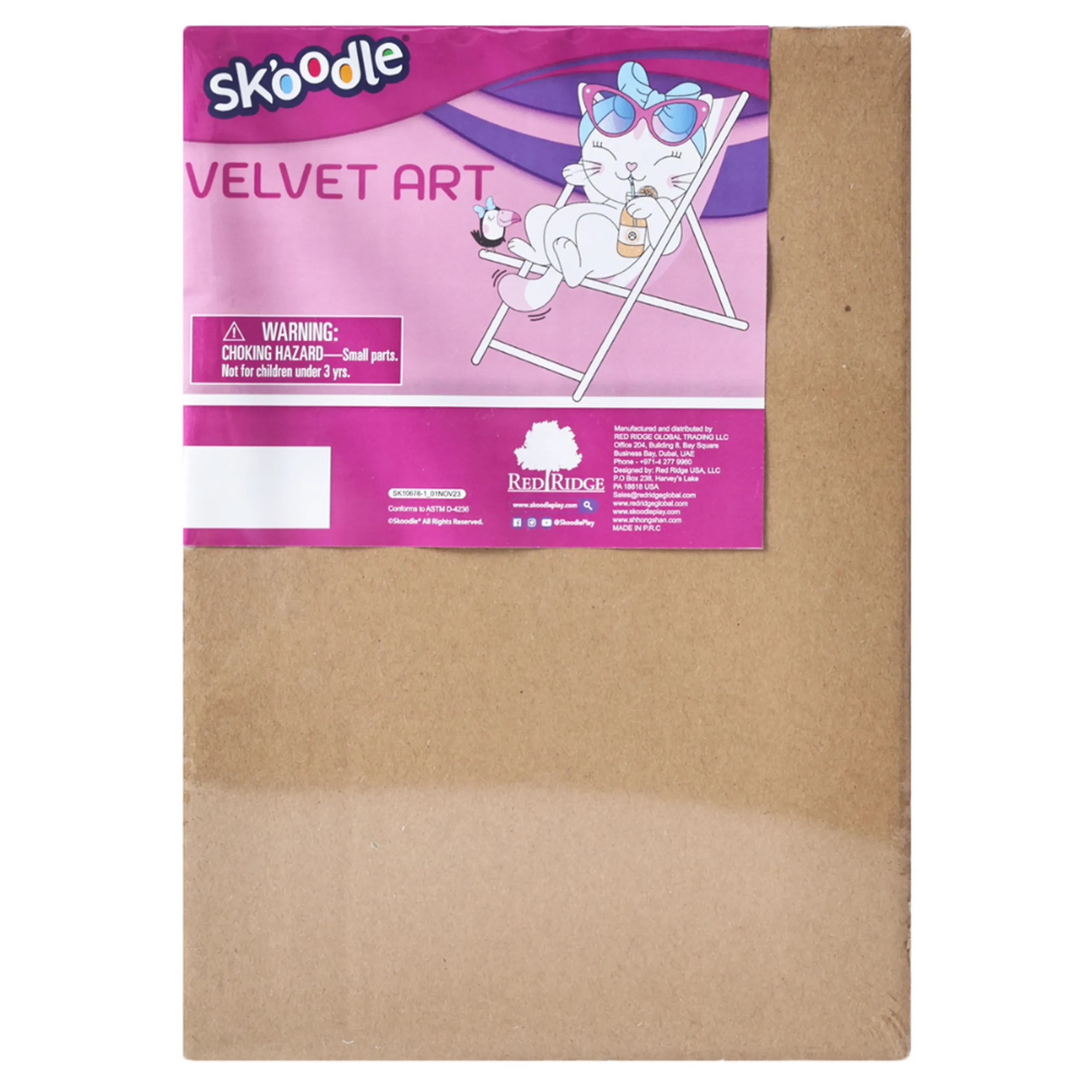 Velvet Art Poster - 3+ years 5 Mini Markers Pawsitive