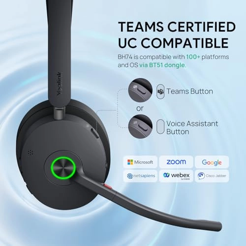 BH74 - Wireless Headset + Microfiber Cloth