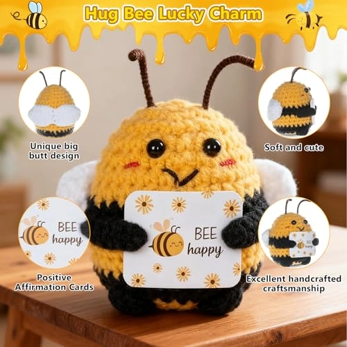 Bee Positive Bee 8 cm Wool