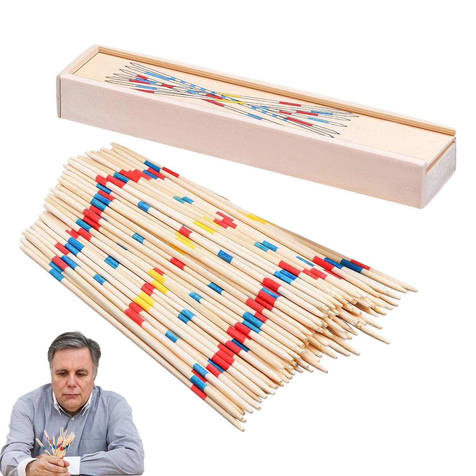 HWLVH Pick Up Sticks - 108 pieces Kid