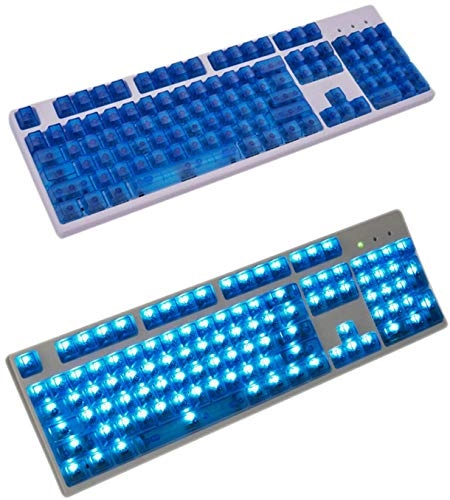 104 Keys Clear Keycaps - ANSI