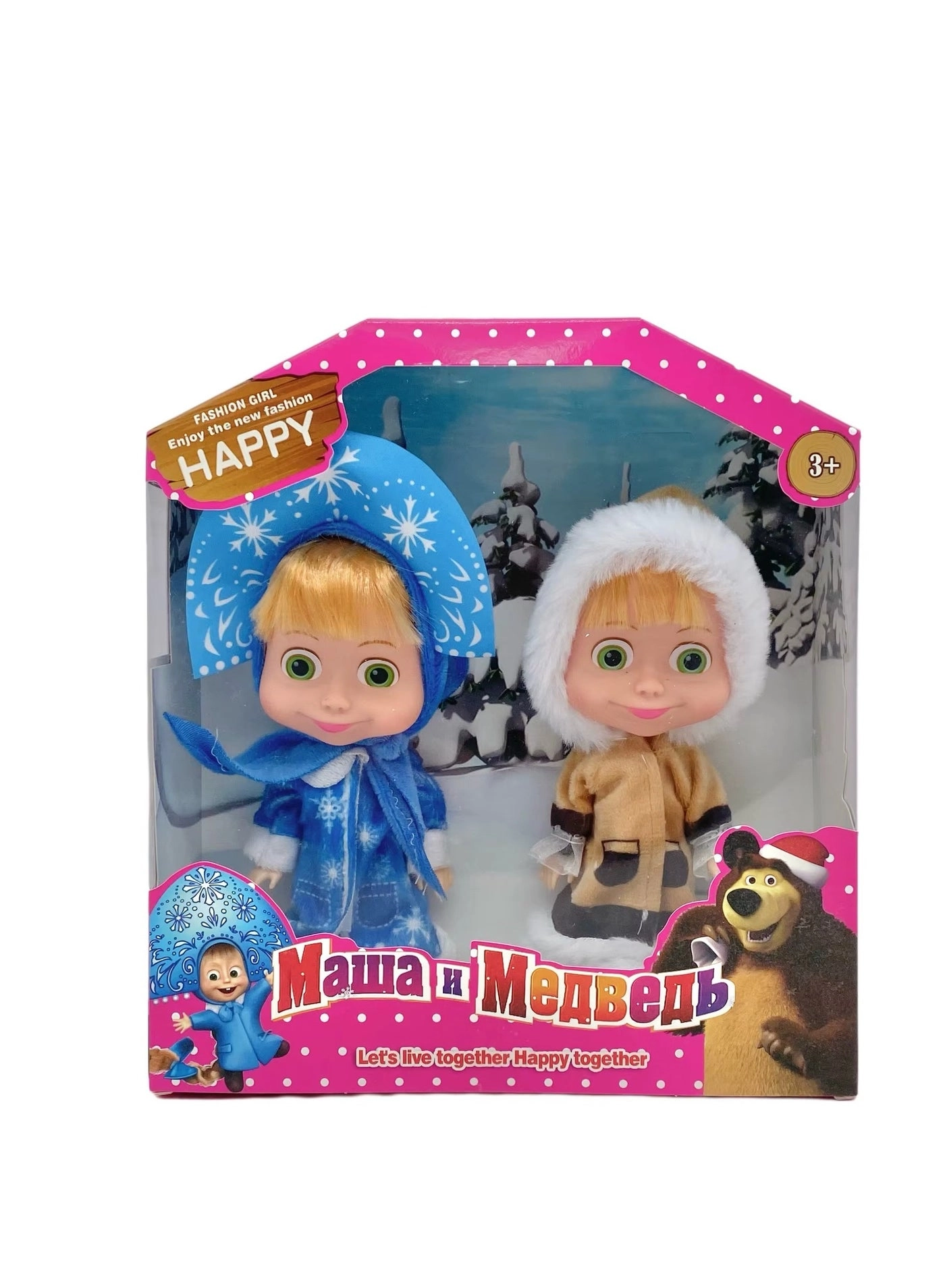 Masha and the Bear Doll Set - 2-Piece Girls
