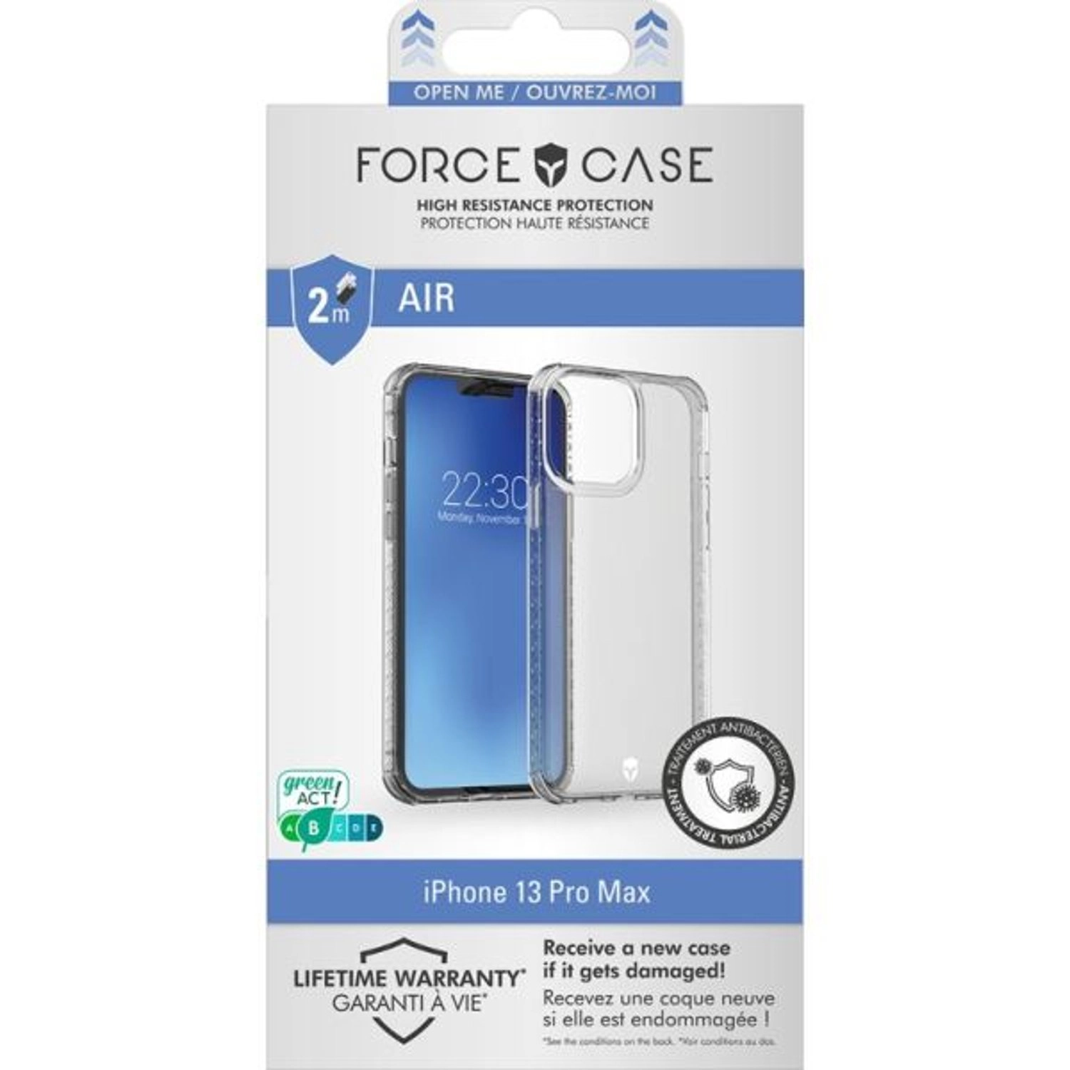 Force Case - TPU+PC Clear Case for iPhone 13 Pro Max