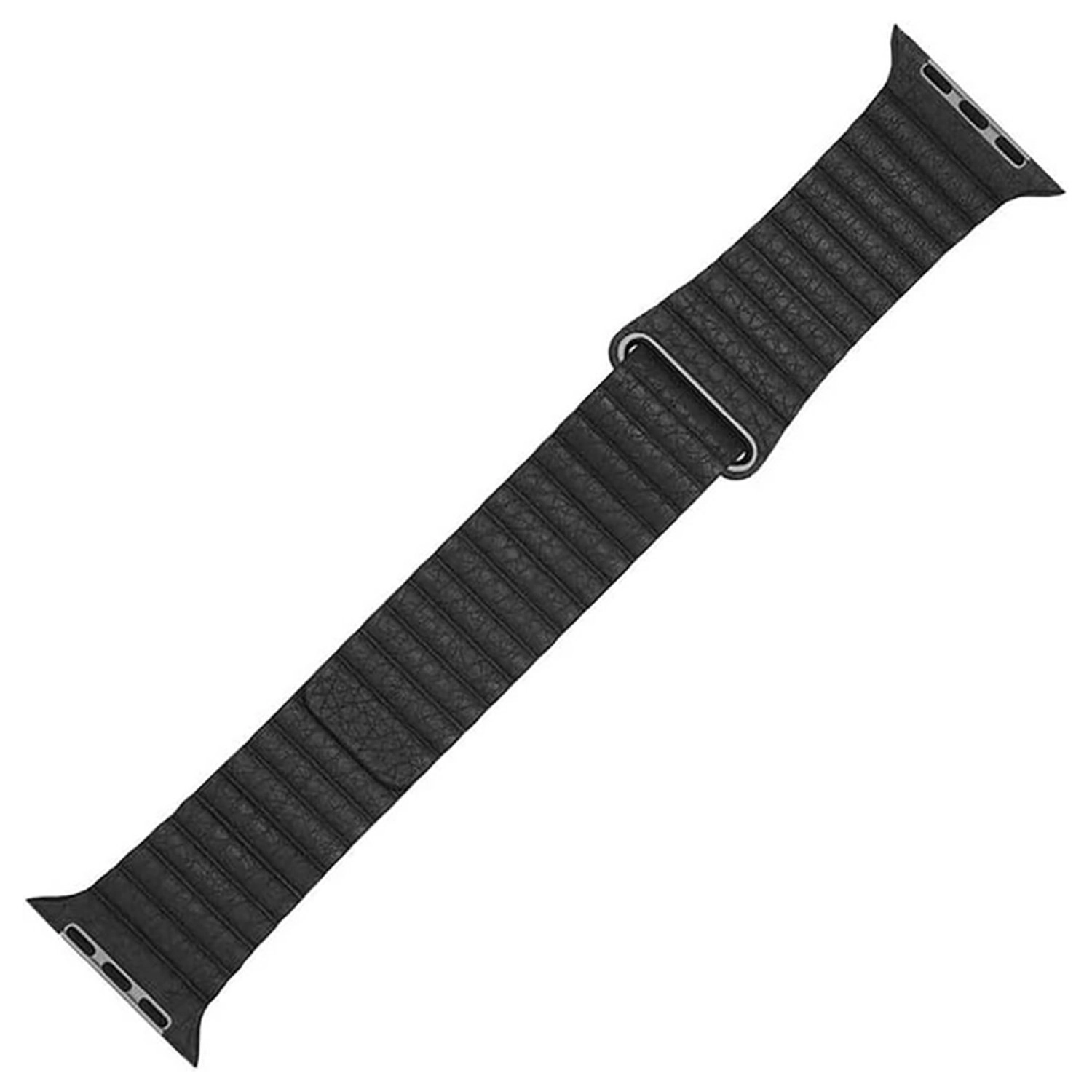 Leather Magnetic Link Watch Band for Apple Watch - 44/45mm