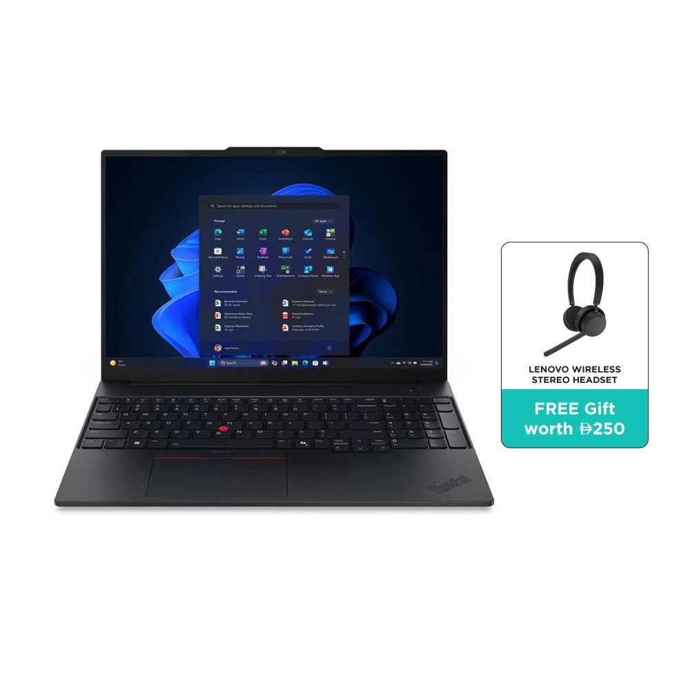 Lenovo ThinkPad E16 Gen 3 EDGE16-22AY000NGR+ANC - 16'' Core Ultra 7 256V 16GB DDR5 512GB SSD