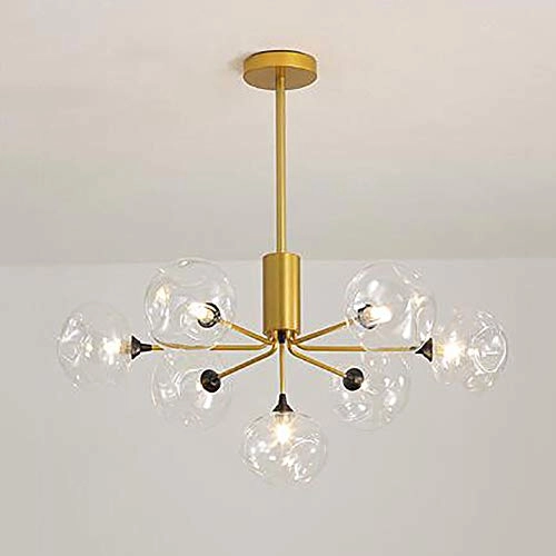 Molecular Chandelier - G9 Copper and glass 90*27*30cm