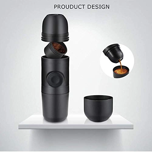 Portable Coffee Machine - 50 Milliliters any kind of coffee beans/baked products