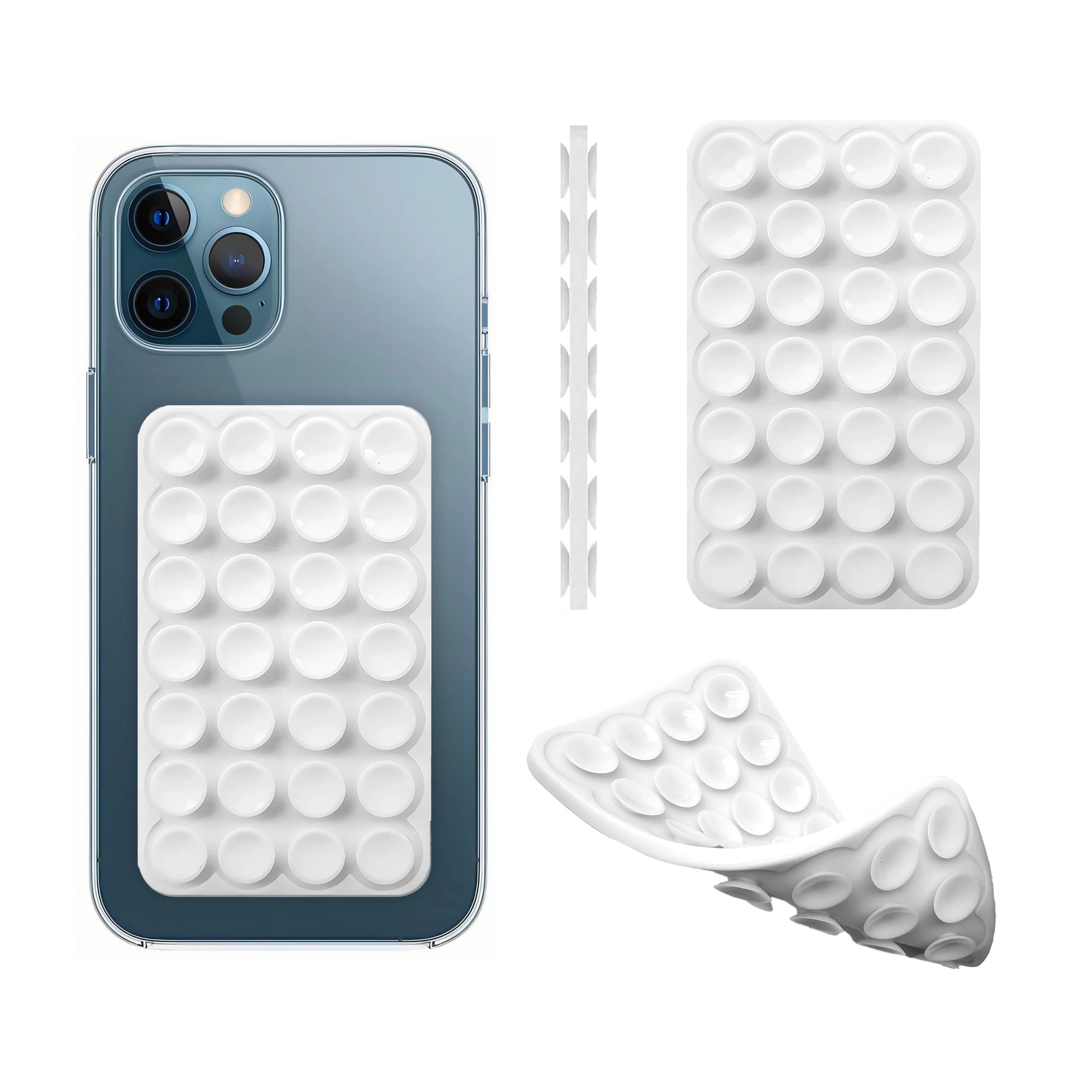 DreamsLink.LC Silicone Double-Sided Suction Phone Case Detachable Mount