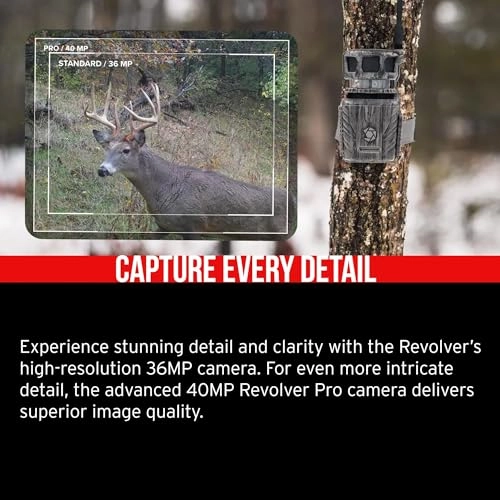 Revolver 40MP Pro + Sol-Pak Solar Battery Pack + Ultra SDHC UHS-I Memory Card - 32GB + Hi-Speed SD USB 2.0 Card Reader