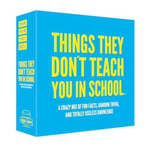 Things They Don'T Teach You In School - English 17 years and up
