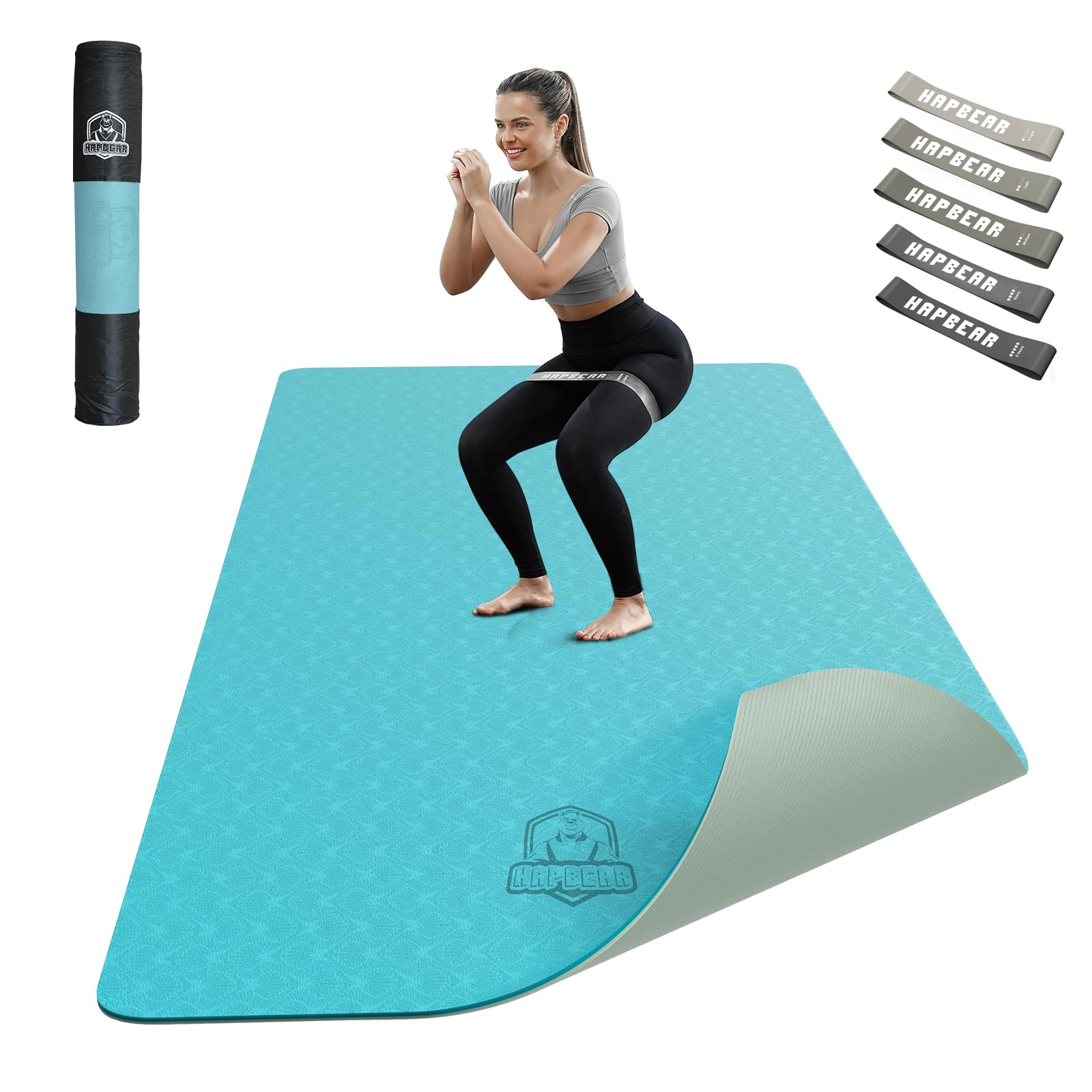 Large Yoga Mat - Thermoplastic Elastomers 6mm