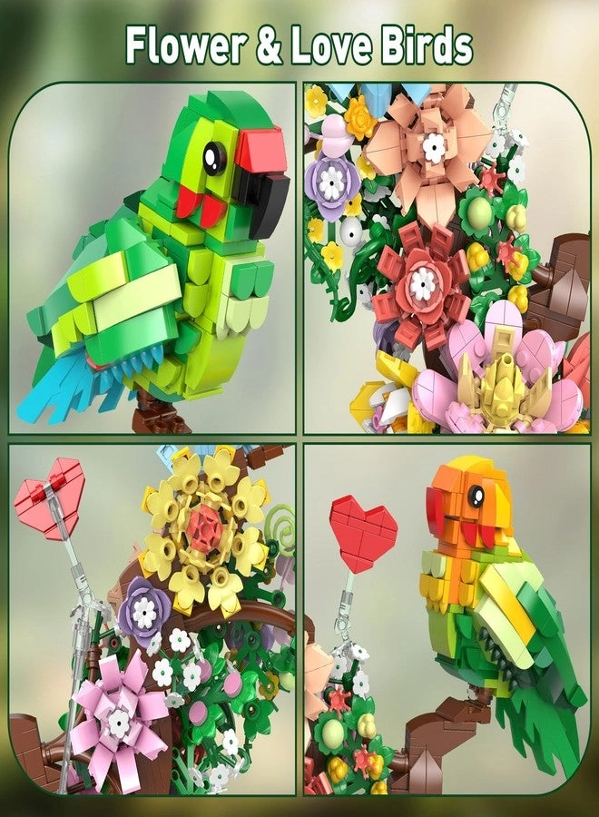 Parrot Floral Building Set