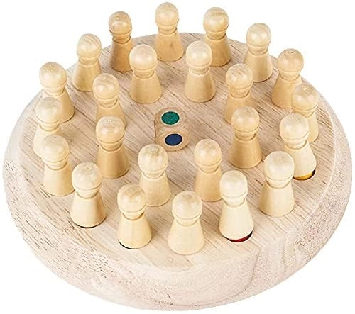 Memory Match Stick Chess - Wooden Colorful