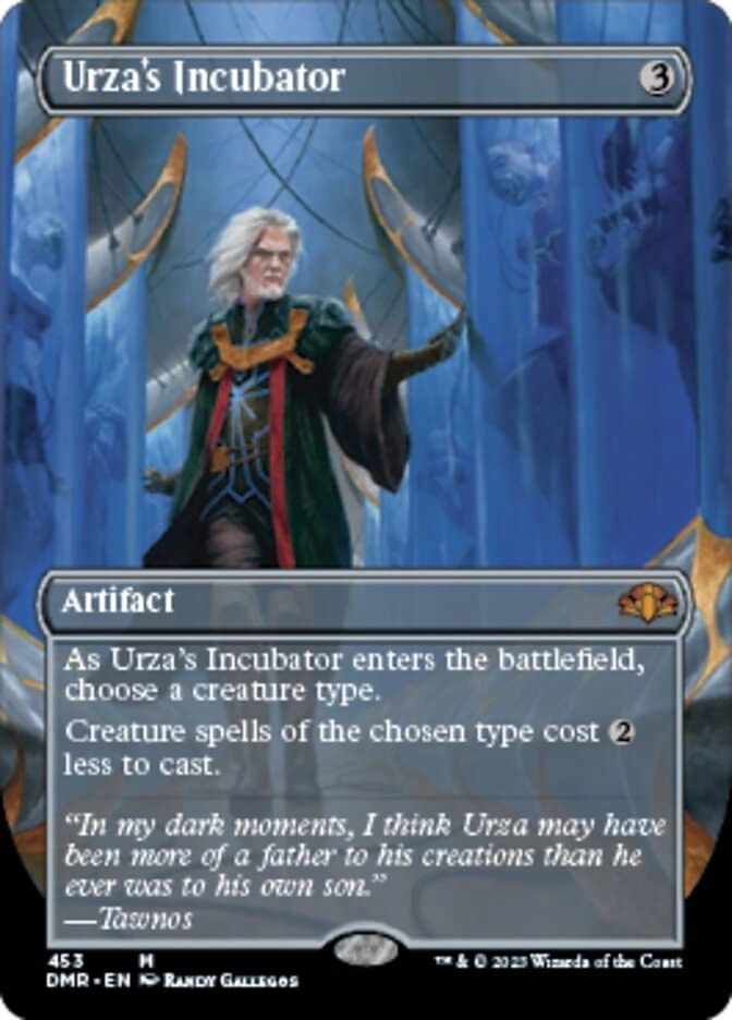 Wizards of the Coast Urza's Incubator 453 Borderless Dominaria Remastered - English