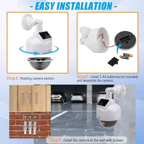Dummy Fake Security CCTV Dome Camera - indoor and outdoor